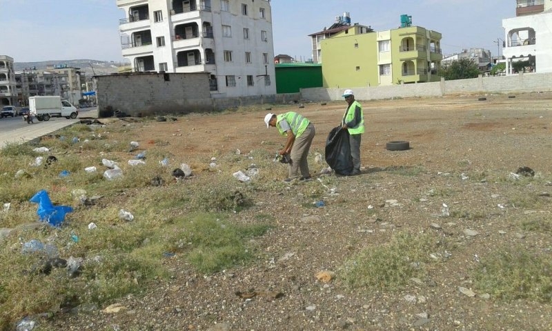 Reyhanlı Belediyesi Temizlik İşleri Müdürlüğü ekiplerinin Faaliyetleri