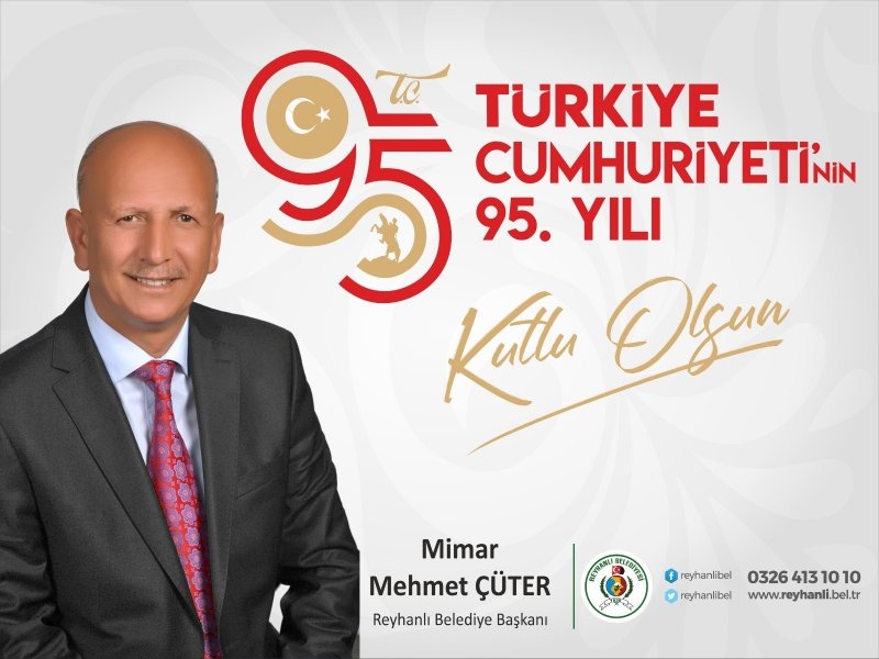 Başkanımız Mimar Mehmet ÇÜTER'in 29 Ekim Cumhuriyet Bayramı Mesajı