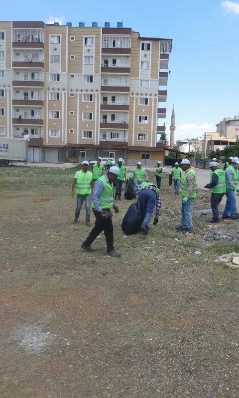 Reyhanlı Belediyesi Temizlik işleri ekiplerinin Faaliyetleri