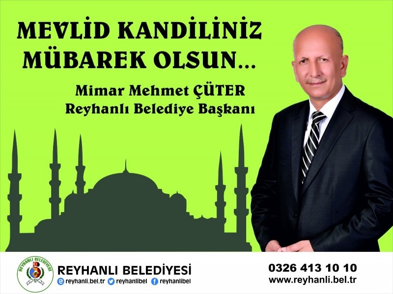 Başkanımız Mimar Mehmet Çüter'in Mevlid Kandili Mesajı
