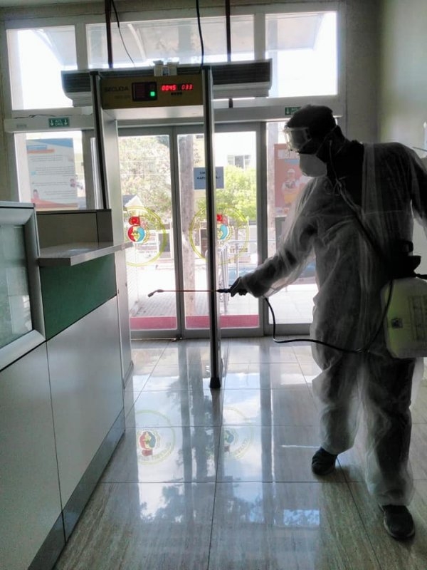 Reyhanlı Belediyesi Destek Hizmetler Müdürlüğü Virüse karşı Çalışmalarına Hız Kesmeden Devam Ediyor.